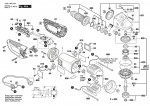 Bosch 3 601 H64 U0A GWS 24-230 JVX Angle Grinder Spare Parts